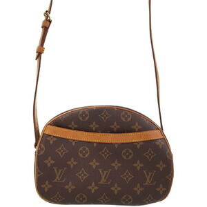 Louis Vuitton Monogram Leather Blois Shoulder Bag Brown